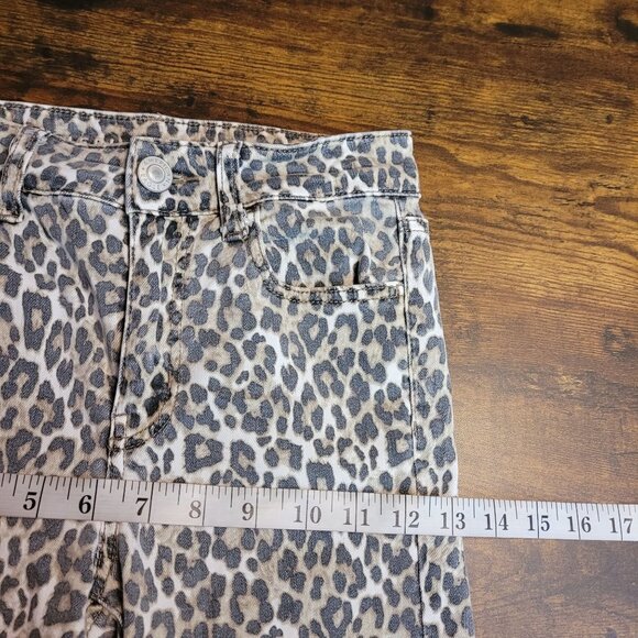 American Eagle Jeans 00 R Jegging Next Level Stretch Hi Rise Animal Print - Picture 7 of 10